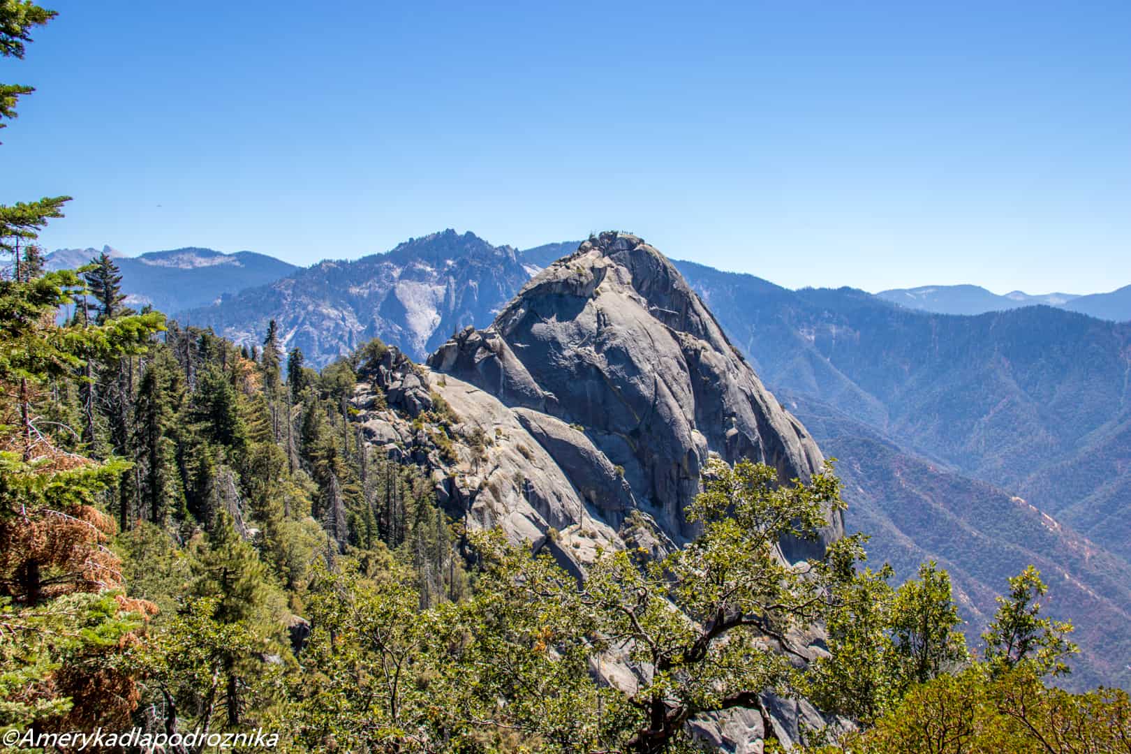 park narodowy sekwoi moro rock sequoia national park